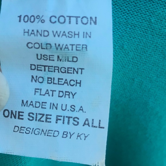 Vintage 80’s teal southwestern still life glitter puff paint novelty top shirt - Picture 8 of 9